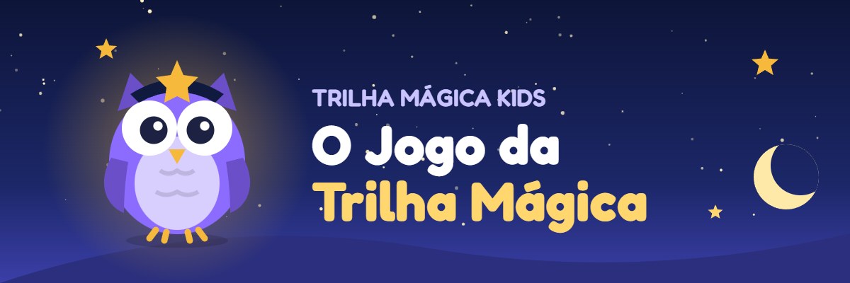 O Jogo da Trilha Mágica, com a coruja Lumi