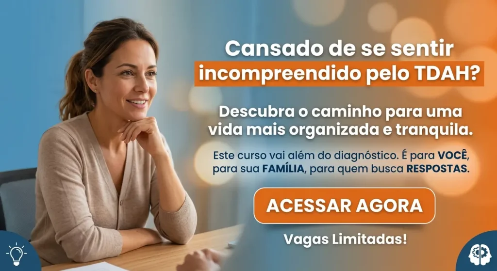 Sinais de TDAH em crianças: tipos, critérios e quando se preocupar 3 TDAH Curso