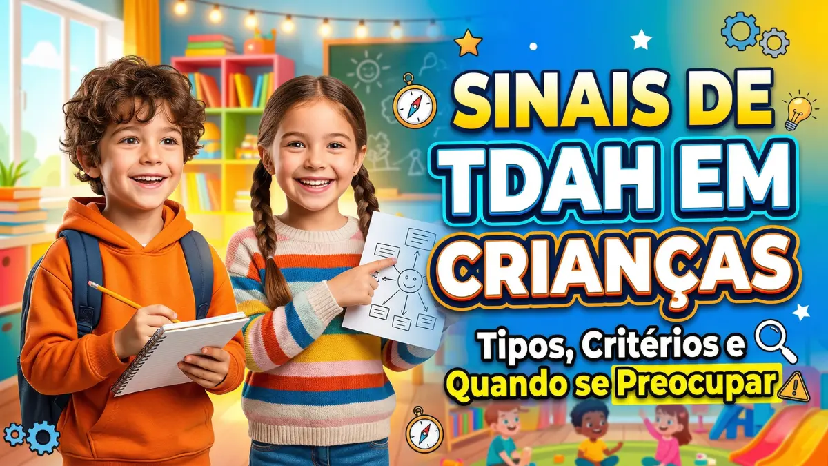 Sinais de TDAH em crianças