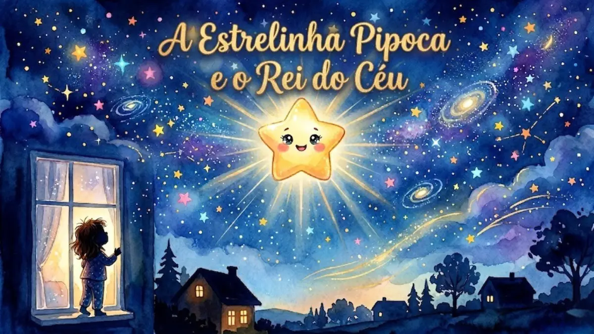 História Infantil de Deus: A Estrelinha Pipoca e o Rei do Céu 3 História Infantil de Deus A Estrelinha Pipoca e o Rei do Céu