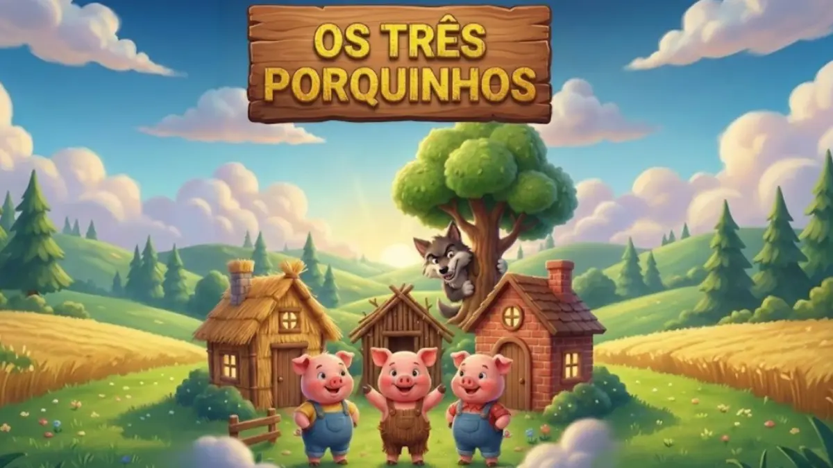 Os Três Porquinhos e a Casa que o Lobo não Derrubou 5 História dos Três Porquinhos