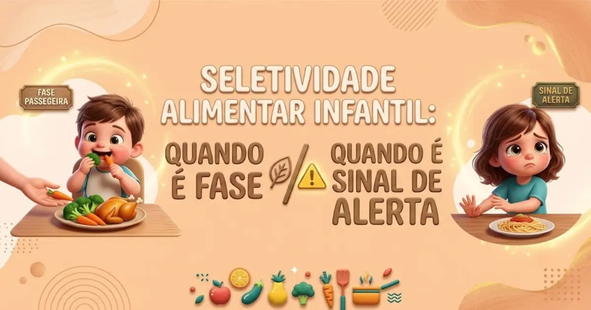 Seletividade alimentar infantil: quando é fase e quando é sinal de alerta 17 Seletividade alimentar infantil quando é fase e quando é sinal de alerta